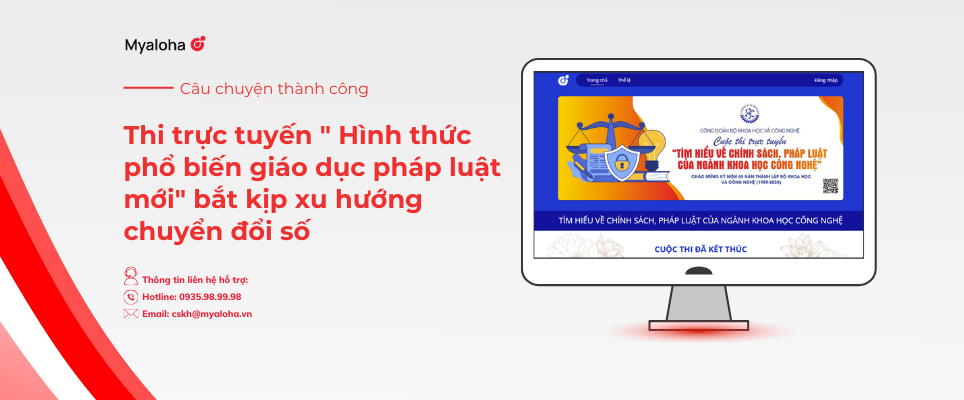 Thi trực tuyến “Hình thức phổ biến giáo dục pháp luật mới” bắt kịp xu hướng chuyển đổi số