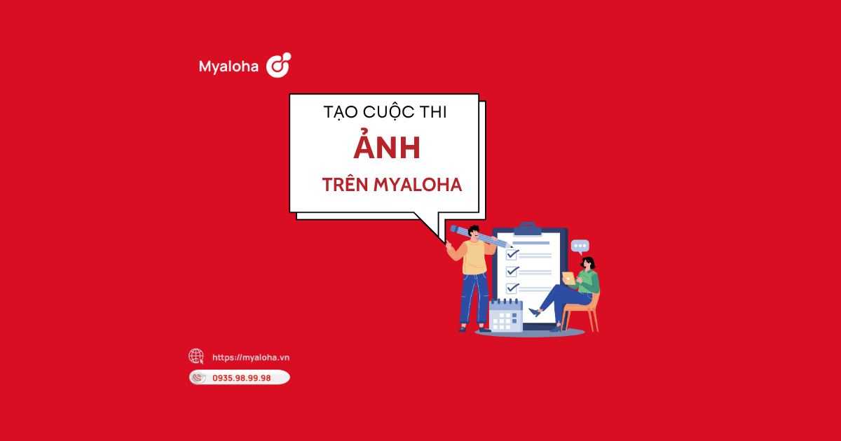 Cách tạo cuộc thi Ảnh trên Myaloha