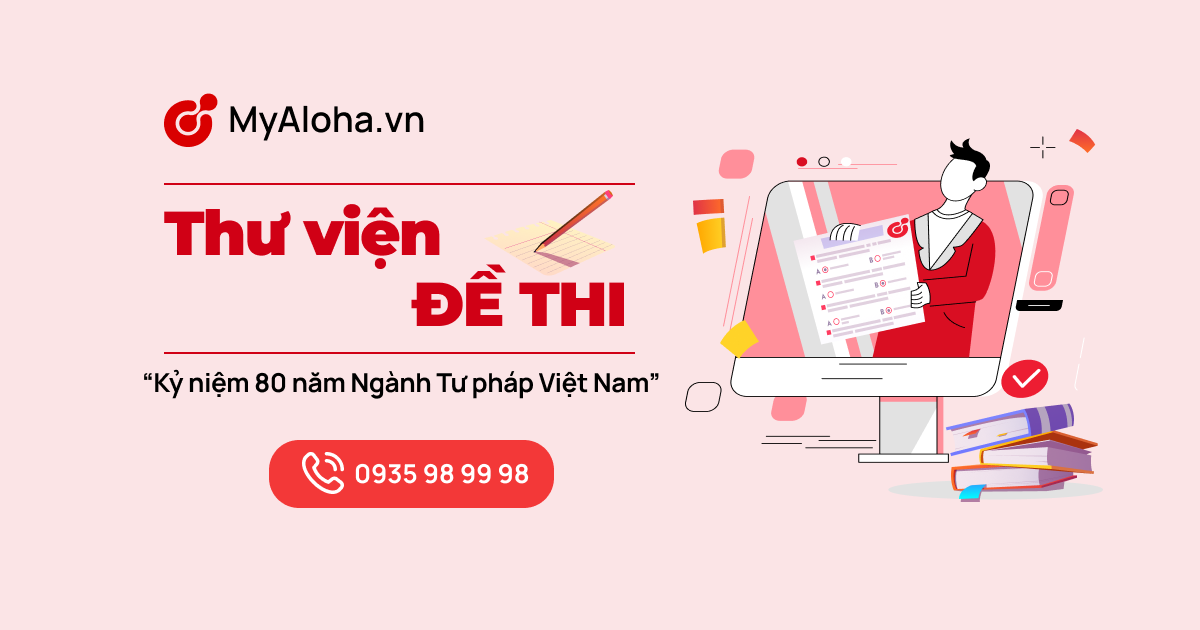 Đáp án đề thi trắc nghiệm “Kỷ niệm 80 năm Ngành Tư pháp Việt Nam”