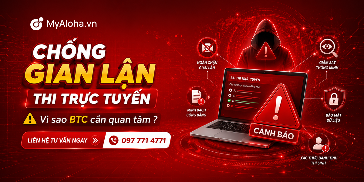 Chống gian lận thi trực tuyến: Ưu tiên số 1 bảo vệ uy tín BTC